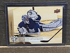 2020-21 Upper Deck Game Dated Moments April Gold /100 Jack Campbell #36