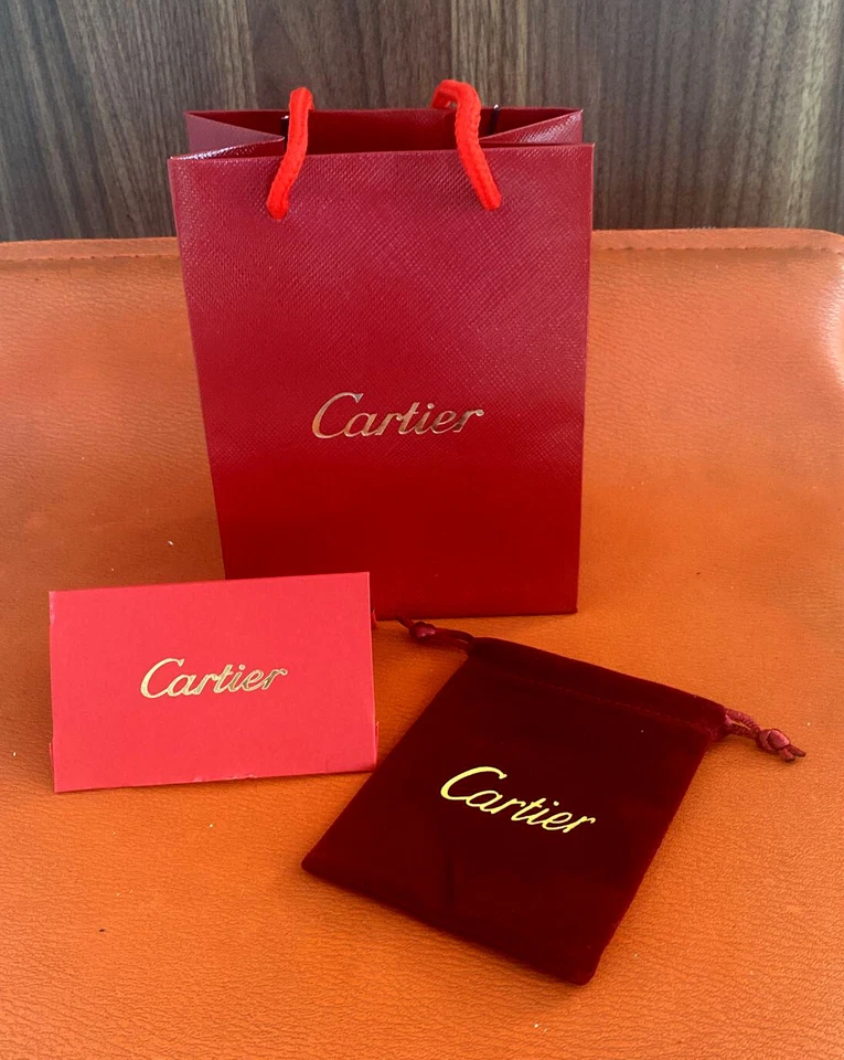 Cartier 🎁 Gift Bag 🛍️ & Pouch with Card (Great value)