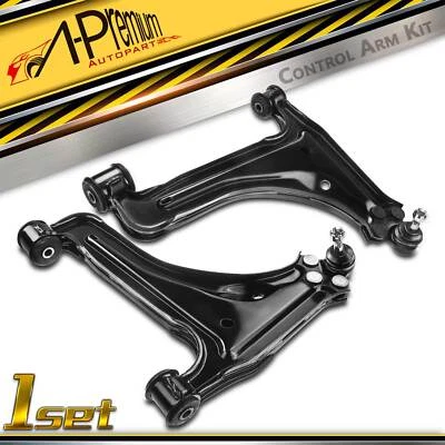 2Pcs Control Arm w/ Ball Joint Front Lower for Chevrolet Cavalier Buick Pontiac - Image 1 of 4