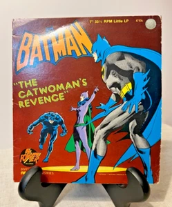 Vintage 1975 Batman "The Catwoman's Revenge" Power Records 33 1/3 RPM Record 7" - Picture 1 of 11