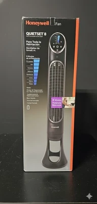 Honeywell QuietSet 8 Whole Room Tower Fan - black and white colors - Image 1 of 4