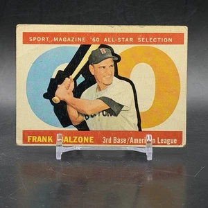 1960 Topps #557 Frank Malzone Boston Red Sox Vintage Baseballkarte mit hoher Nummer - Bild 1 von 3