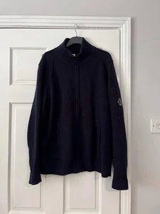 CP Company Men's Navy Blue Woollen Zip Up Top Size XL - Picture 1 of 4