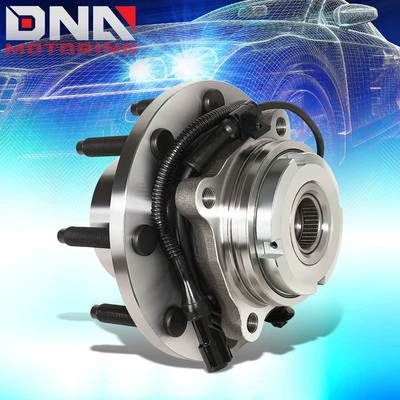 Para 2003-2004 Ford F250 F350 Super Duty 4WD rolamento de roda dianteira e conjunto de cubo - Imagem 1 de 4