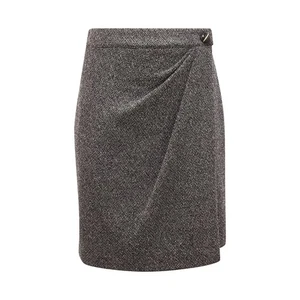 N5261 GONNA DONNA EMMA&GAIA WOMAN TEXTURED SKIRT - Picture 1 of 4