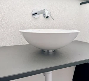 Alape Aufsatzbecken Schalenbecken SB.K360.GS 360mm Rund Weiß - Proshield! NEU - Bild 1 von 5