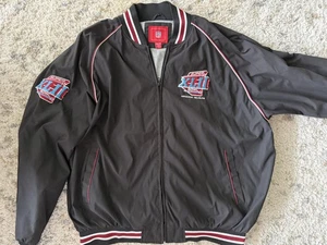 Super Bowl XLII Jacket Mens 2XL Black NFL Football Arizona 02.03.08 Embroidered - Picture 1 of 6