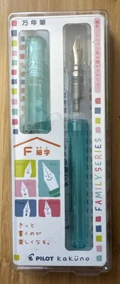 Pluma Estilográfica Pilot Namiki Kakuno Family Series BOY Verde Plumín Fino FKA-1SR-KBOG-F Foto 1 de 2