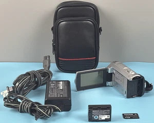 Sony Handycam DCR-SX41 w/Bag, AC Power, OEM Battery, 4GB Memory Card; Tested! - Picture 1 of 23