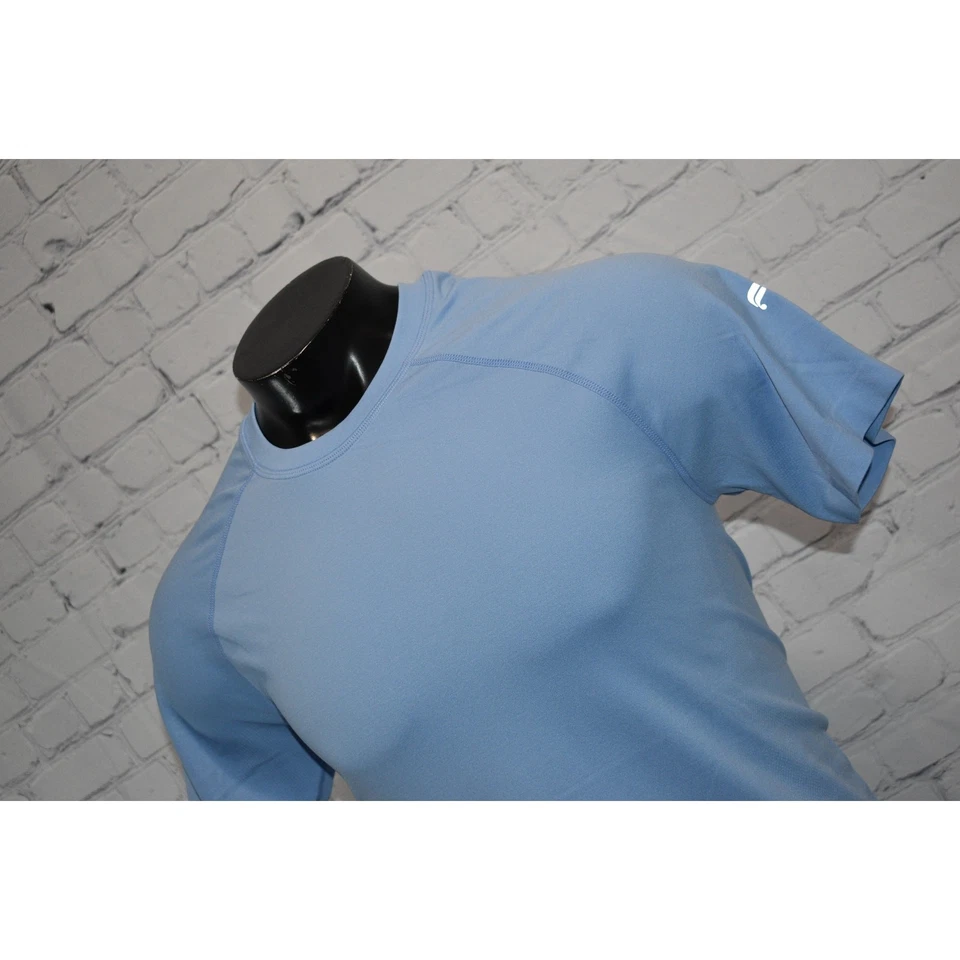 Camisa Fabletics Para Hombre Talla Mediana Rendimiento Entrenamiento Gimnasio Mezcla Poliéster Azul Foto 1 de 4
