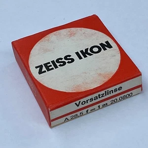 Zeiss Ikon Push-on Close Up Filter 28.5 f= 1m 20.0800 Carl Zeiss Proxar NOS - Picture 1 of 4