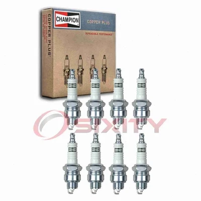 8 pc Champion Copper Plus Spark Plugs for 1968-1970 GMC P35 P3500 Van 5.0L px - Image 1 of 4