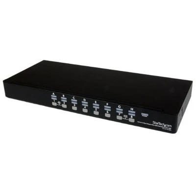 Startech 16 Port 1u Rack Mount Usb Kvm Switch Kit W/ Osd & Cables - 16 X 1 - 16 - Image 1 of 4