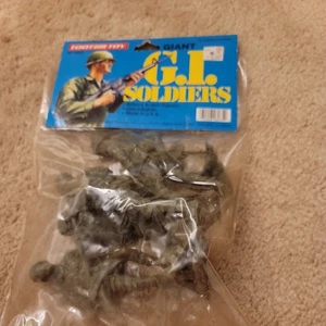 Giant G.I. 1990 Soldaten Tootsietoy Nr. 6035 versiegelte Tüte vier 5" Figuren - Bild 1 von 4