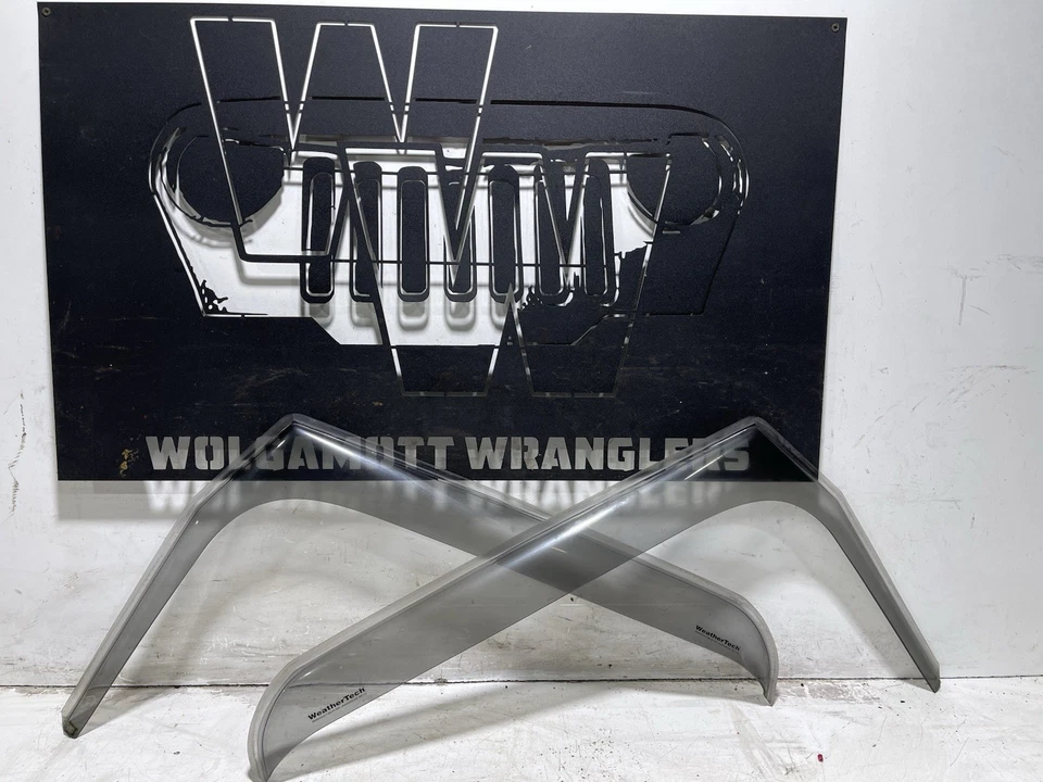 WeatherTech Jeep TJ Wrangler 97-06 Ventana Protector de Lluvia Viseras Protectores Deflectores Foto 1 de 4