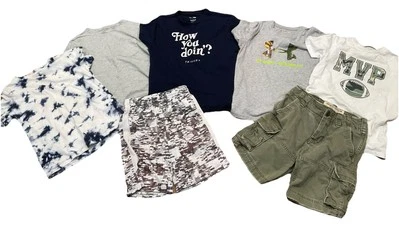 Boys Short Sleeve shirts 10-12 Shorts Lot Abercrombie Under Armour Gap Lot - Image 1 of 4