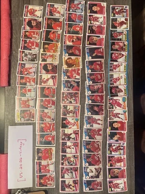 1980’s OPC  Team LOT of 70 Detroit RED WINGS o-pee-chee, see photo - Image 1 of 4