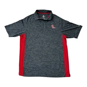 Colosseum NCAA Ole Miss Rebels Polo Shirt Men’s Med Blue and Red Polyester - Picture 1 of 15