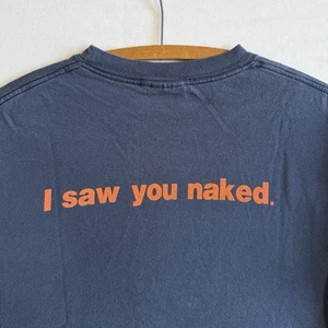 Vintage Darbreakdown Band T Shirt Mens M Blue Y2K 90s Skate Surf Naked Funny Tee - Picture 1 of 8