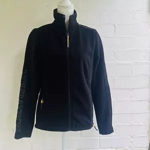 Touratech Black Womens Size M Fleece Motorcycle Jacket Zipped Protective Gear - Picture 1 of 14