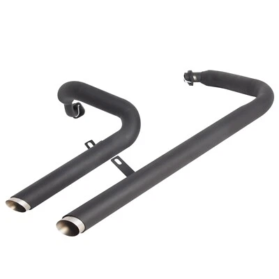 Slash Cut Iron Muffler Exhaust Pipe Silencer for Yamaha Virago V Star 250 XV250 - Image 1 of 4