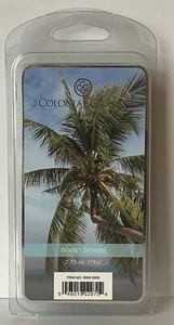 3 COLONIAL CANDLE OCEAN BREEZE WAX MELTS 6 Per PACKAGE - 18 Total - Picture 1 of 2