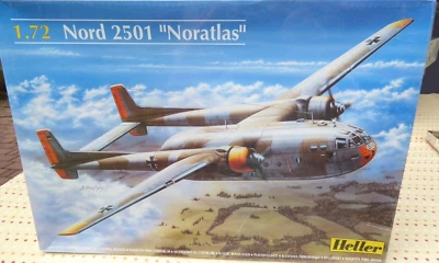 Heller 80374 Aeroplano Propeller 1:72 Nord 2501 Noratlas, Kit Saldato - Immagine 1 di 2