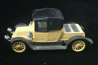 1910 Renault Corgi Glassics Die Cast England Car 12/16 Convertible Auto Yellow - Image 1 of 4