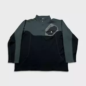 Chaqueta de senderismo al aire libre The North Face polar para hombre XL negra serie de vuelo 1/4 cremallera - Imagen 1 de 7