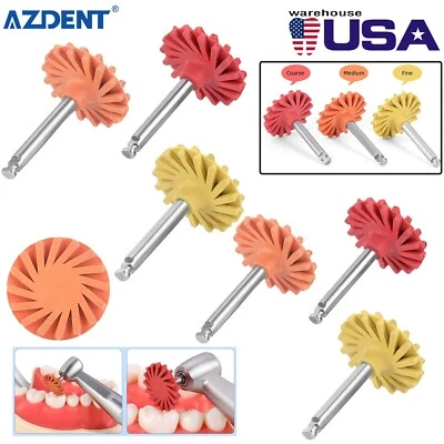 6Pcs Dental Polish Kit Composite Resin Polishing Disc Spiral Polish Wheel AZDENT - Image 1 of 4