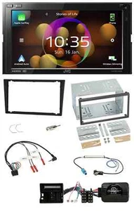 JVC DAB Lenkrad 2DIN Bluetooth USB Autoradio für Opel Corsa C Tigra Vectra C cha - Bild 1 von 14