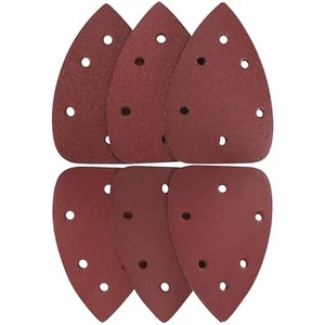36PCS Mouse Detail Sander Sandpaper Hook Loop Sanding Pads Sheets P60-240 - Picture 1 of 10
