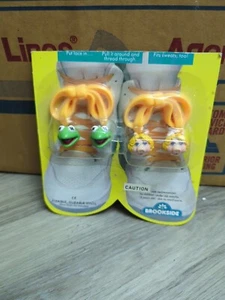 Muppets Lace Faces Kermit & Miss. Piggy 1989 Sealed  - Picture 1 of 8