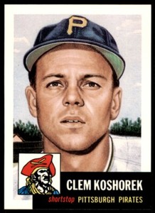 1991 Topps Archives 1953 Clem Koshorek . Pittsburgh Pirates #8