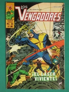 AVENGERS #34 1st APP OF THE LIVING LASER Goliath SPANISH MEXICAN NOVEDADES - Bild 1 von 1