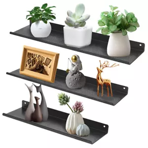 3er Set Wandregal Schweberegal Hängeregal Wandboard Bücherregal Regal 30-40 cm - Bild 1 von 15