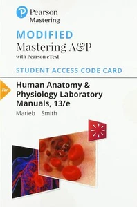 Modifiziertes Mastering A&P Pearson Labor für menschliche Anatomie & Physiologie 13. Code - Bild 1 von 1