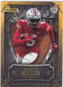 GARRETT WILSON  2022 WILD CARD MATTE WEEKEND WARRIOR INSERT CARD WW-16  #/100 - Picture 1 of 1