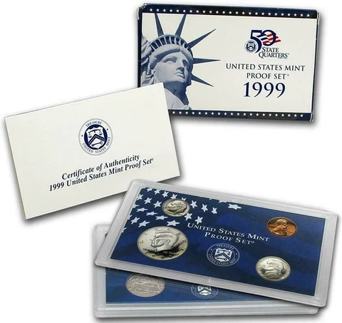 1999 Proof Set *** Great Birthday Gift for the Son/Husband/Friend born that year Cover