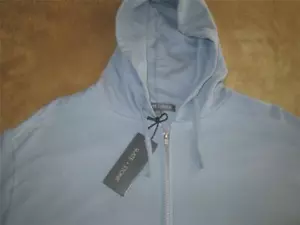 Authentic Slate & Stone NYC 1/4 Zip French Terry Hoodie Denim Blue 2XL NWT $148 - Picture 1 of 12