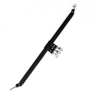 Neopren 5 Punkt BDSM Kunstleder Spreizstange mit Manschettenhaken - Bild 1 von 4