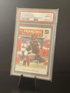2022 Donruss Franchise Future Holo #FF-JC Ja'Marr Chase /100 PSA 10, Pop 1 - Bild 1 von 3