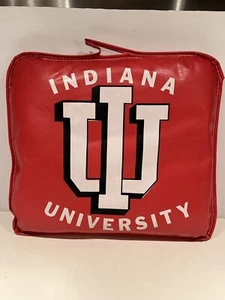 Vintage Indiana University Seat Cushion 60’s/70’s w/White IU Logo & Lettering - Picture 1 of 12