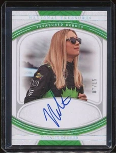 #/15 2022 National Treasures Racing Natalie Decker Treasured Debuts Auto - Picture 1 of 2