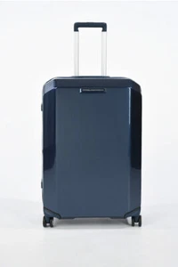 Piquadro Piq3 - Trolley Medio Unisex 4 Ruote 68 cm Blu BV4427CB - Foto 1 di 4