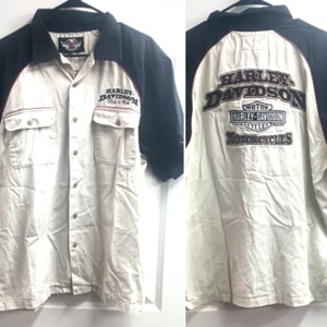 CAMISA HARLEY DAVIDSON ABOTONADA S/S TIENDA HOMBRE CON LOGO TALLA GRANDE LEER MÁS ABAJO - Imagen 1 de 9