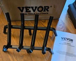 VEVOR 18" inch, 4 Bar Count Fireplace Log Grate Solid Steel Model H230-A - Picture 1 of 2