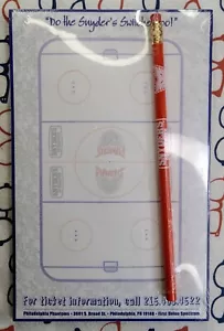 Vintage 90s Philadelphia Phantoms AHL Hockey Promotional Notepad & Pencil - New - Picture 1 of 2