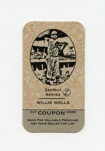 #TN16471 WILLIE WELLS Zoval UV Light Game Card