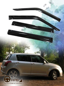 Para Suzuki SWIFT 04-10 Deflector Ventana Viseras Protector Ventilación Protección Climática Visera - Imagen 1 de 5
